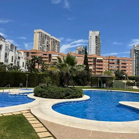 Appartamento Dos Dormitorios, Con Vista Al Mar Y A Pocos Pasos De La Playa Benidorm
